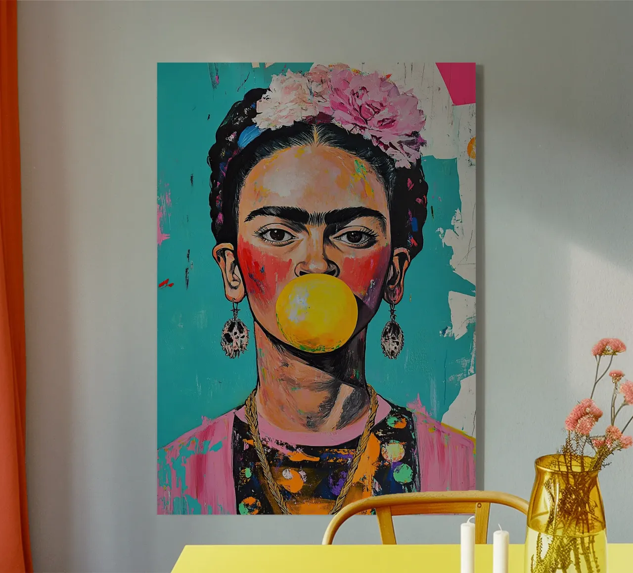 Frida Kahlo plexiglass da Fantasias Florales