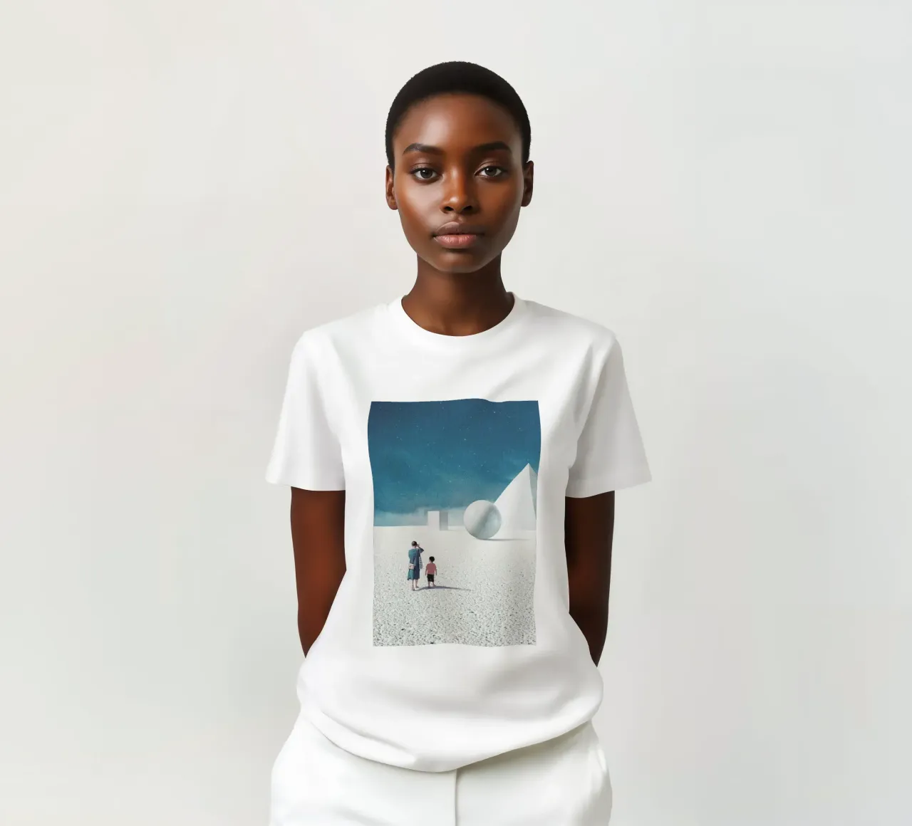 Mom Taught Me How To Look Around t-shirt by Maarten Léon