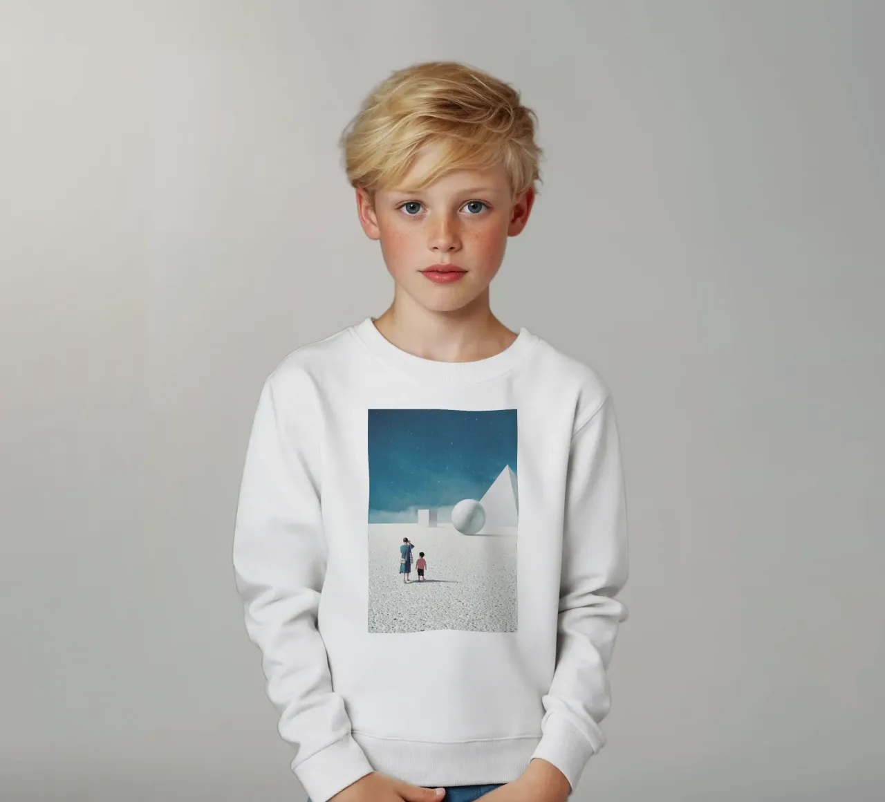 Mom Taught Me How To Look Around felpa bambino da Maarten Léon