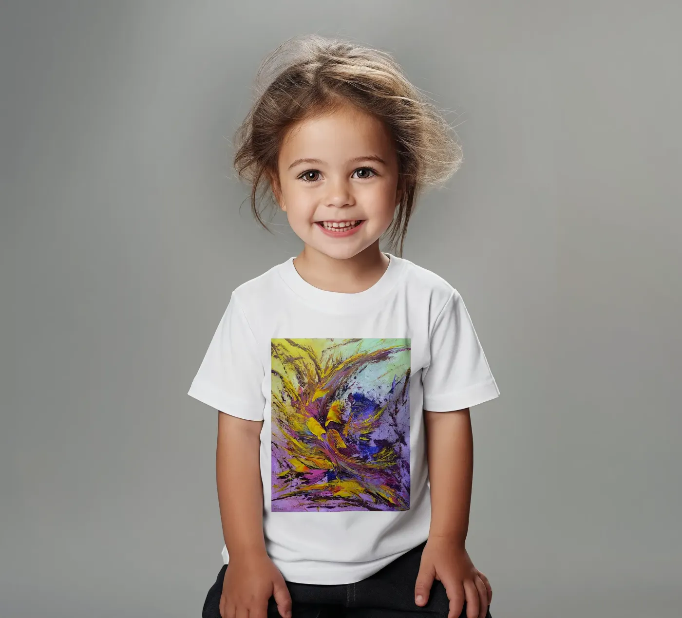 CREATIVE PASSION t-shirt bambini da Thierry Vobmann Abstract painting
