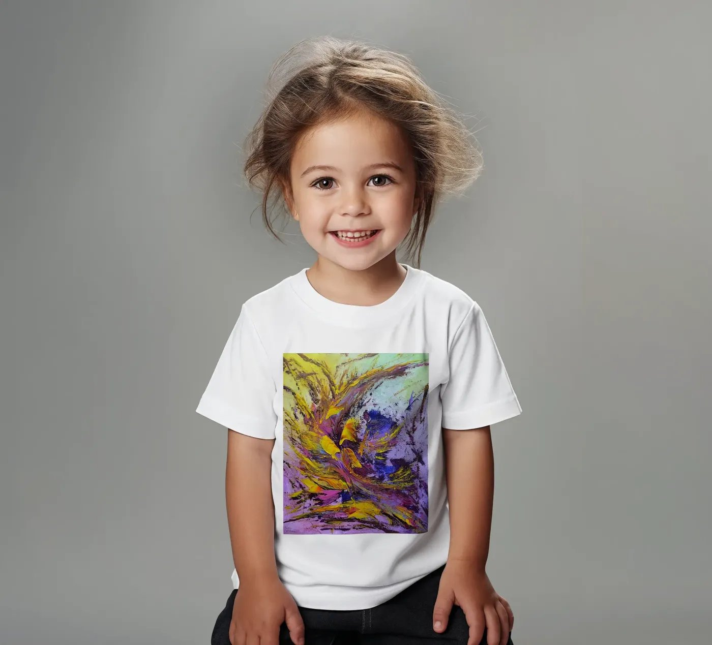 CREATIVE PASSION t-shirt bambini da Thierry Vobmann Abstract painting
