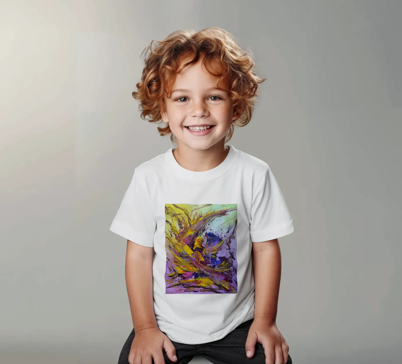 CREATIVE PASSION t-shirt bambini da Thierry Vobmann Abstract painting