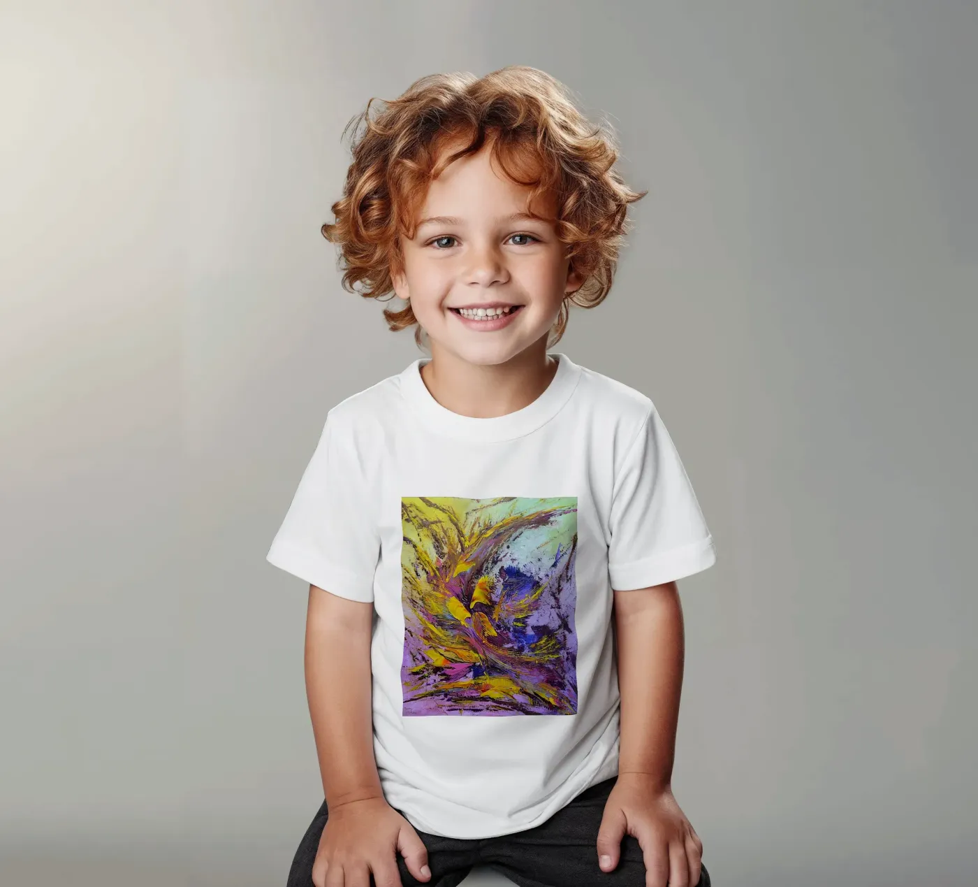 CREATIVE PASSION t-shirt bambini da Thierry Vobmann Abstract painting