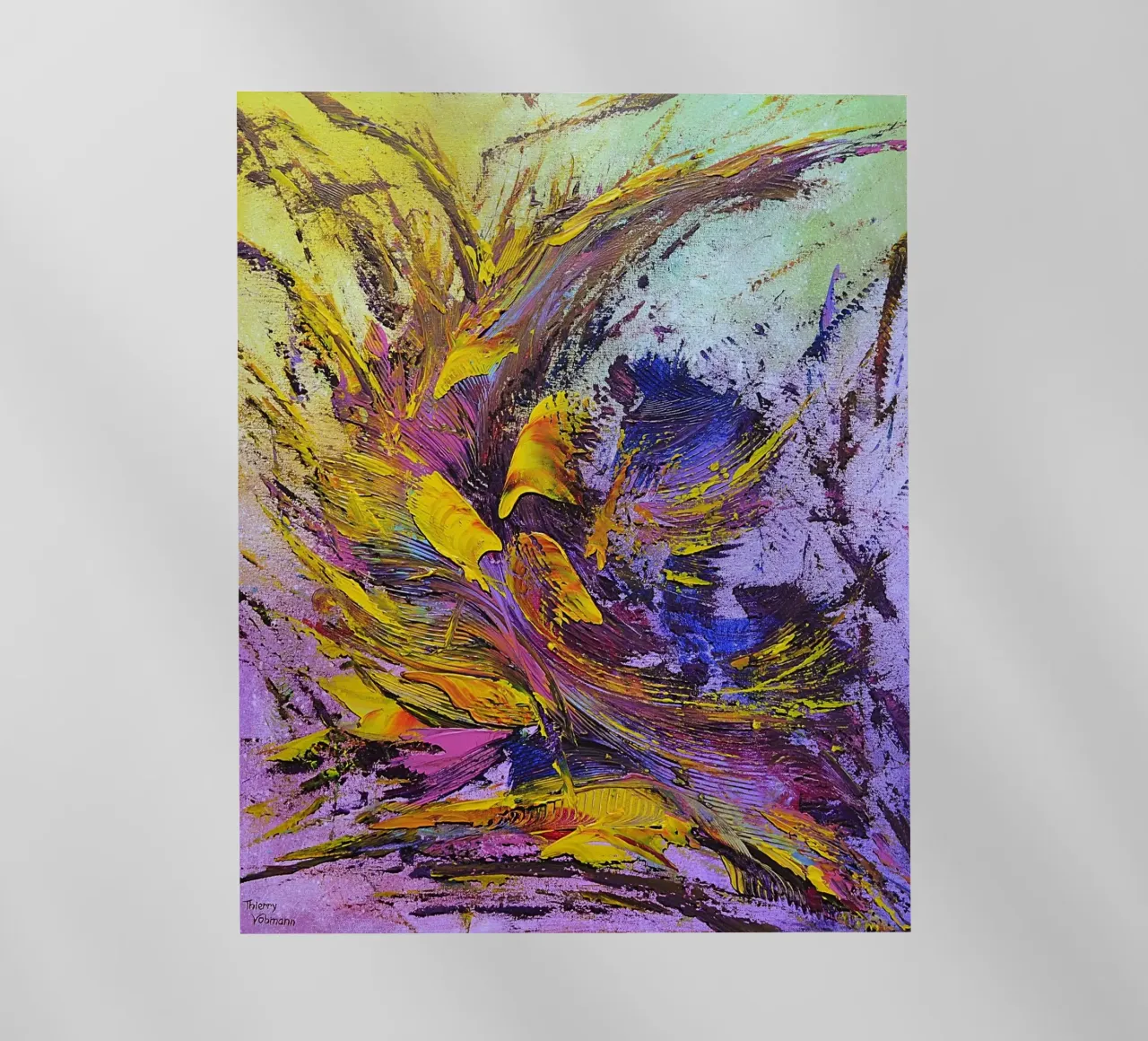 CREATIVE PASSION pellicola backlit da Thierry Vobmann Abstract painting