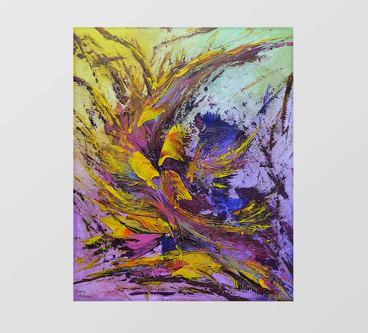 CREATIVE PASSION pellicola backlit da Thierry Vobmann Abstract painting