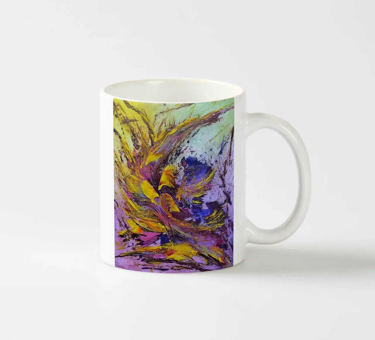CREATIVE PASSION tazza in ceramica da Thierry Vobmann Abstract painting