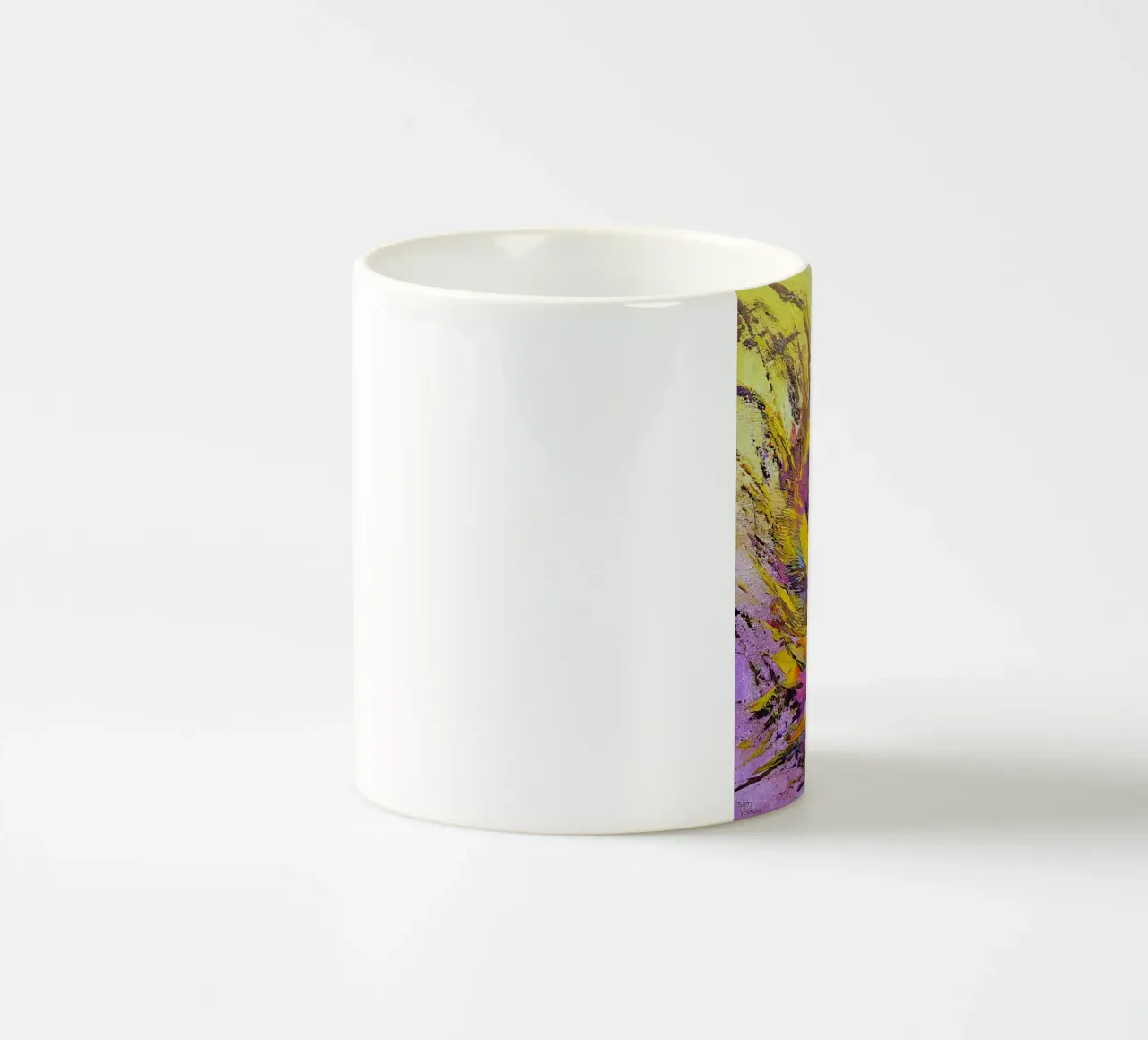 CREATIVE PASSION tazza in ceramica da Thierry Vobmann Abstract painting