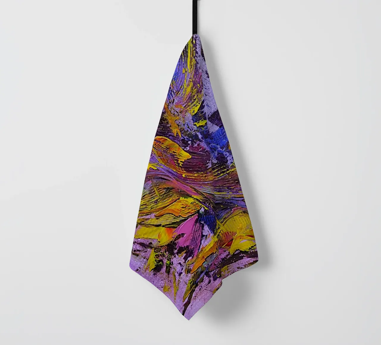 CREATIVE PASSION tea towel by Thierry Vobmann Abstract painting