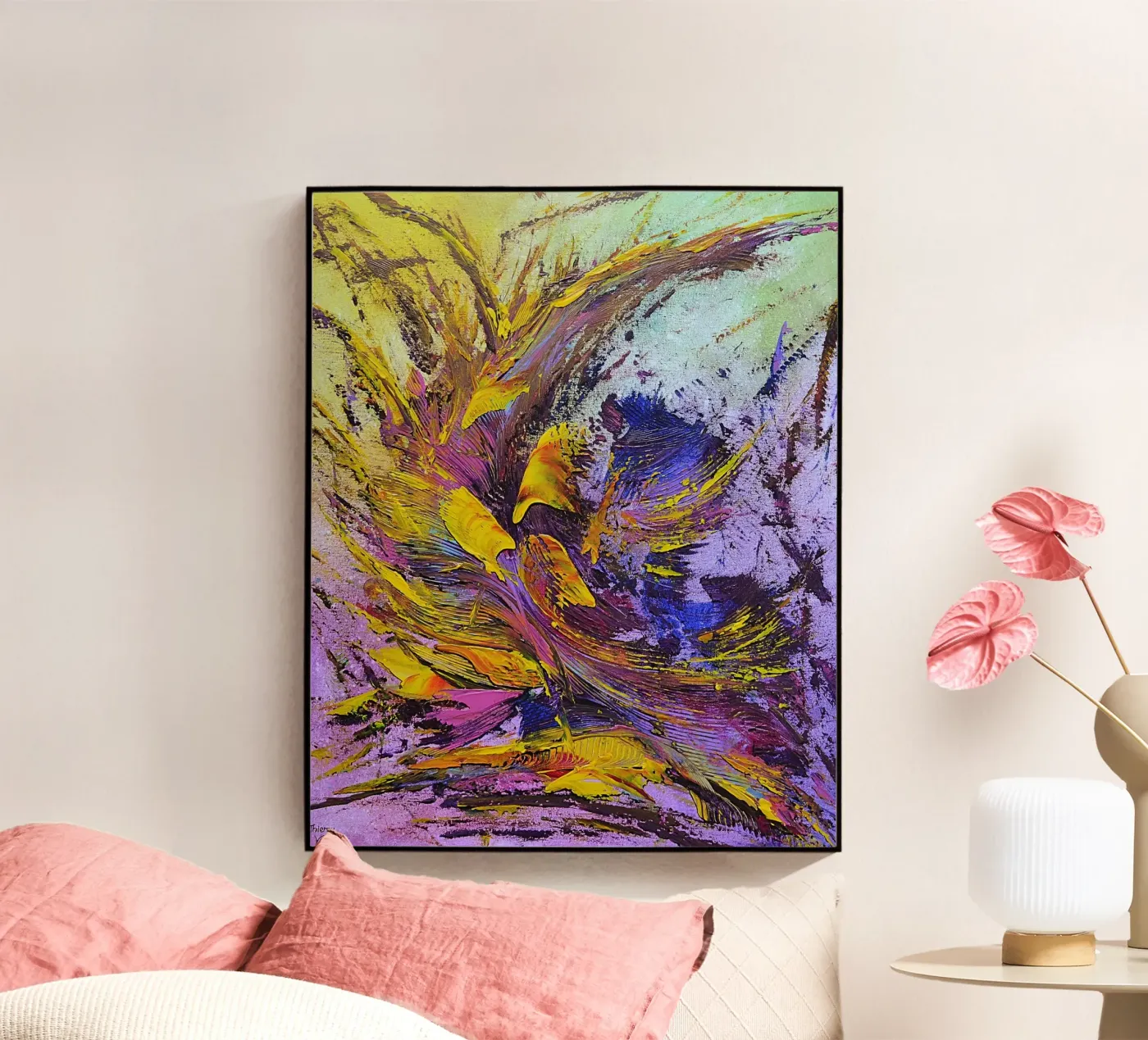 CREATIVE PASSION Acryl-Glas von Thierry Vobmann Abstract painting