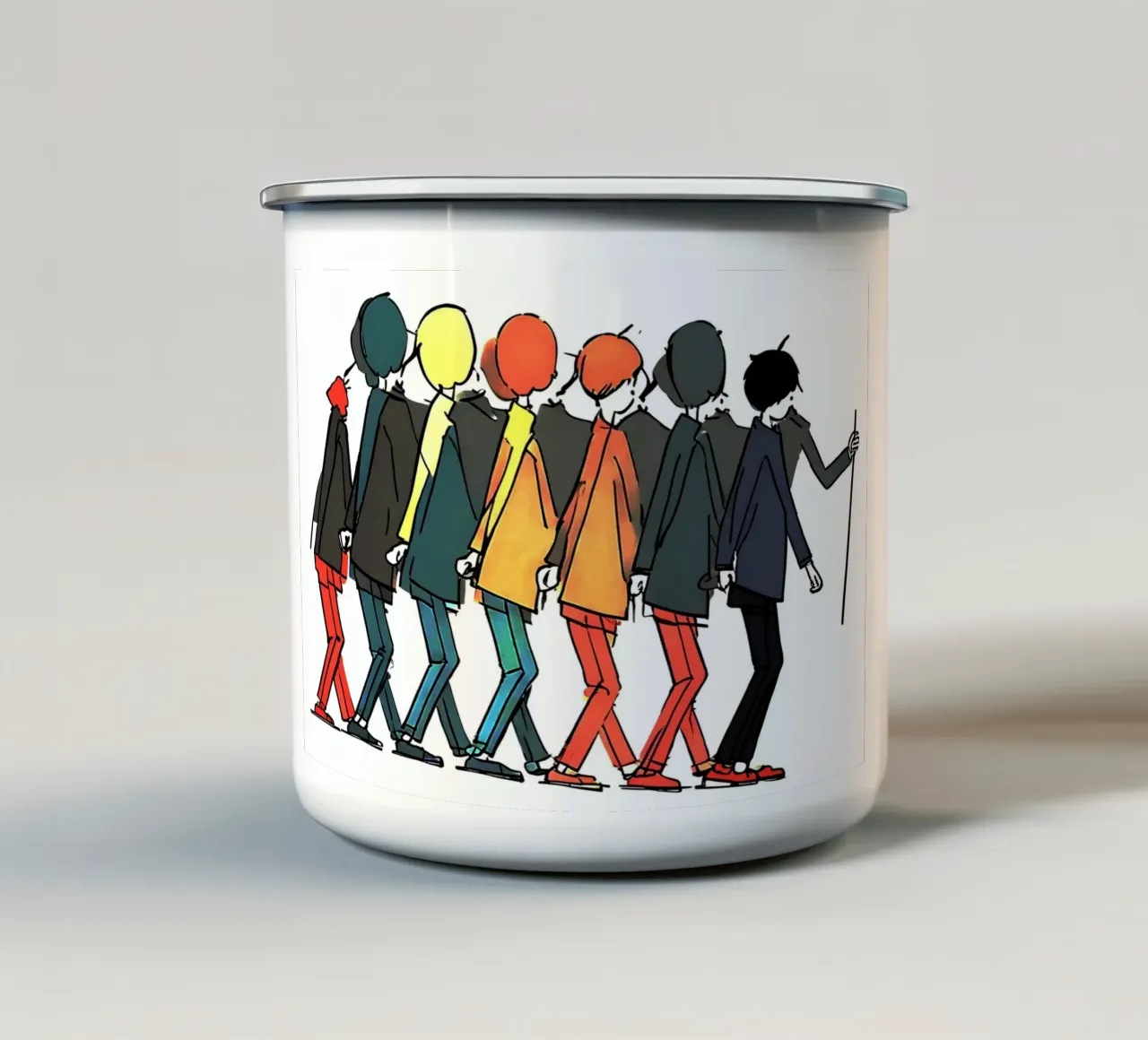People1021 tazza in smalto da POSTERS - Peter Lorenz