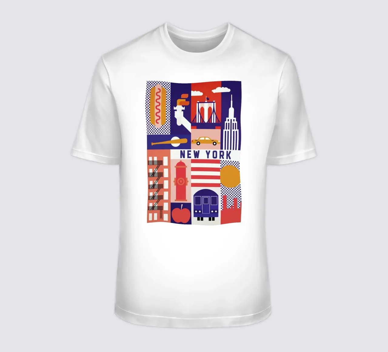 Iconic New York t-shirt da The Cartography Collection