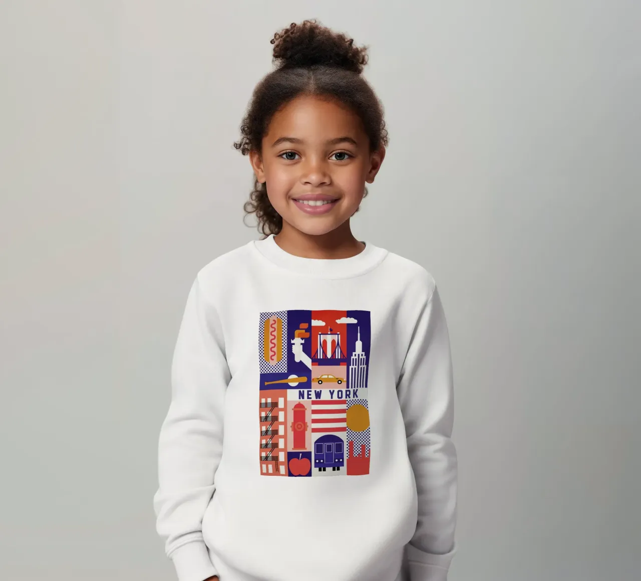 Iconic New York felpa bambino da The Cartography Collection