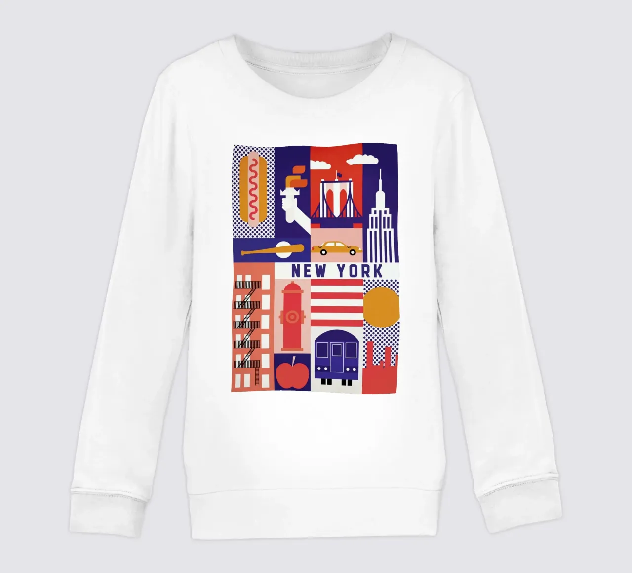 Iconic New York felpa bambino da The Cartography Collection