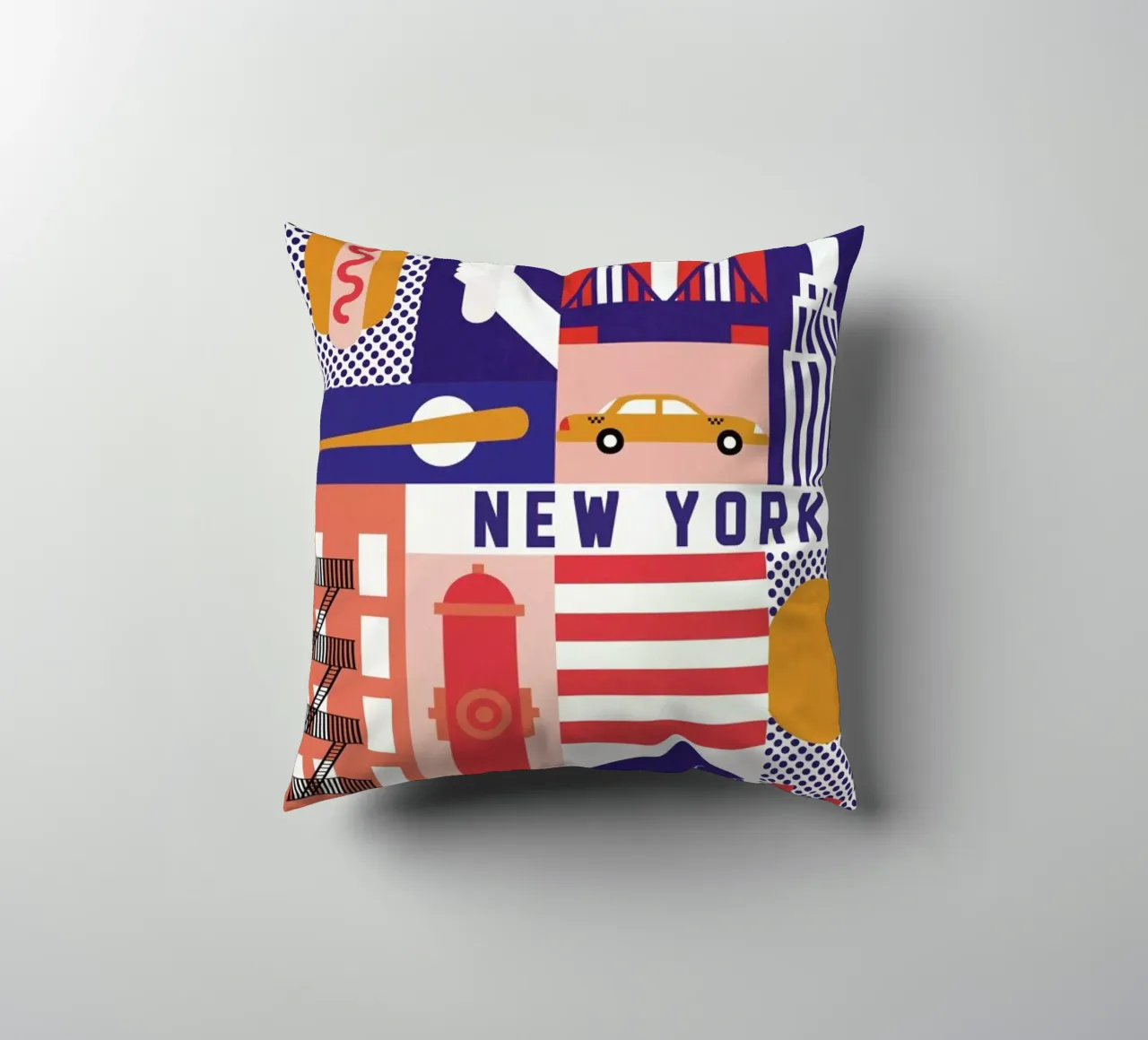 Iconic New York cuscino da The Cartography Collection