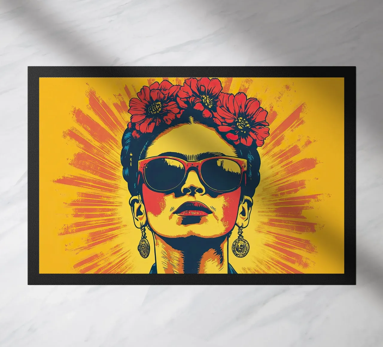 Frida Kahlo - Unbroken zerbino da Fantasias Florales