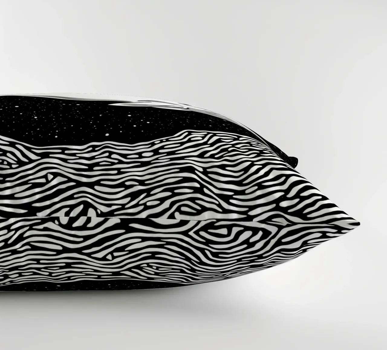 The Cosmic Voyager decorative cushion by Indigo Rain