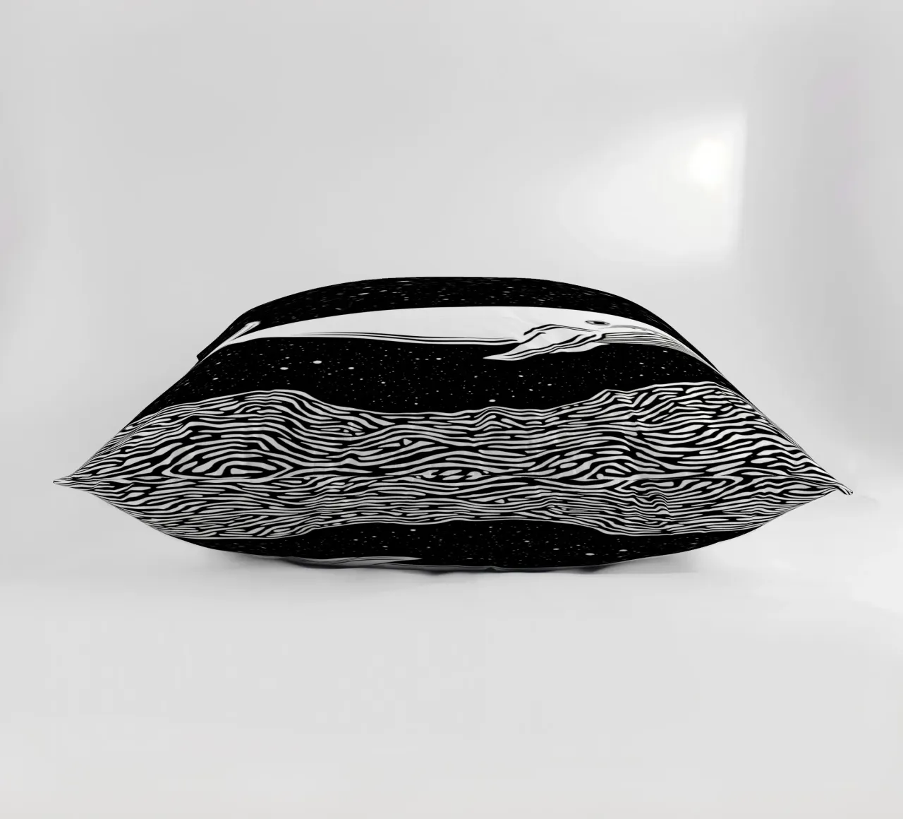 The Cosmic Voyager decorative cushion by Indigo Rain