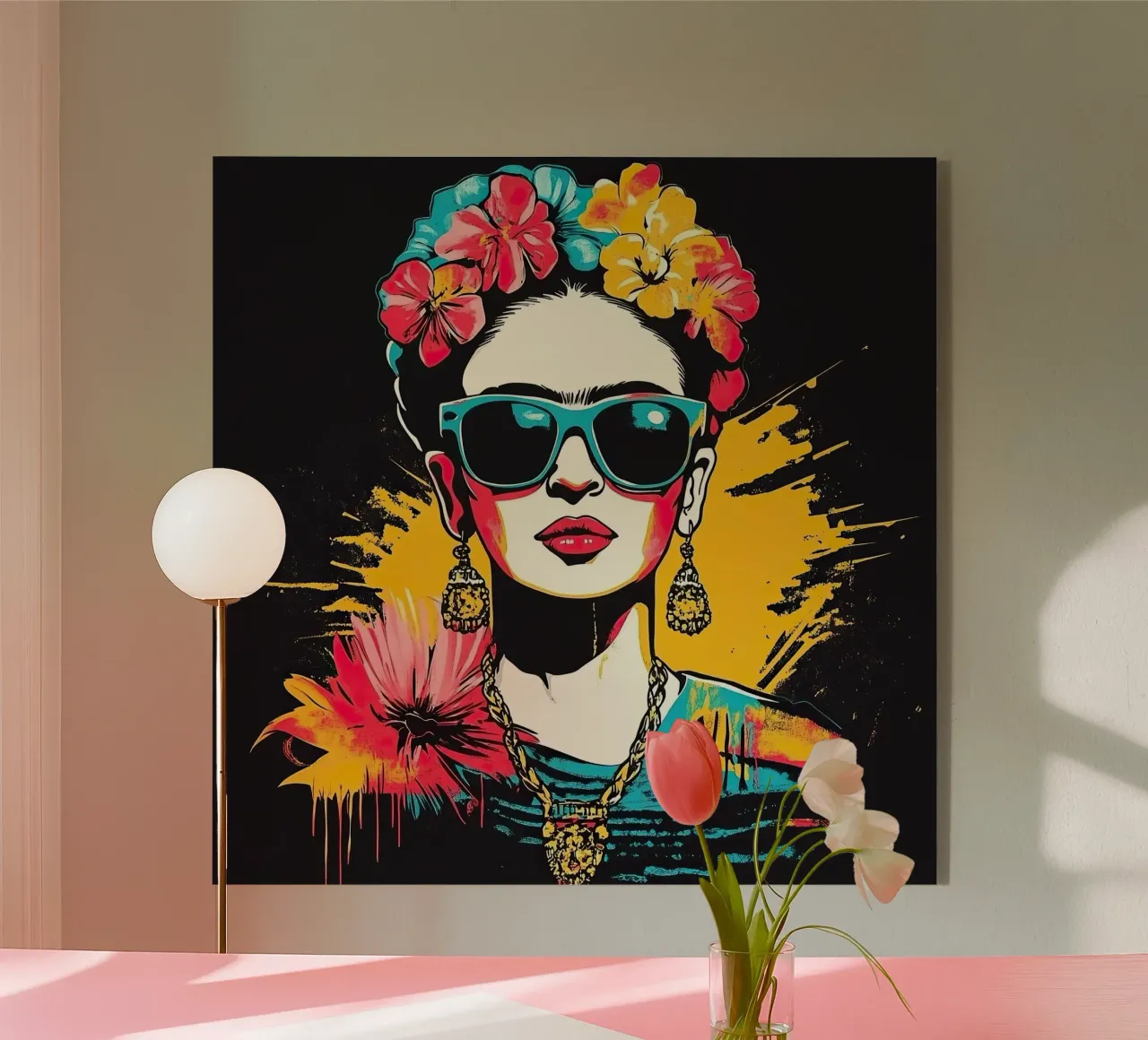 Frida Kahlo plexiglass da Fantasias Florales