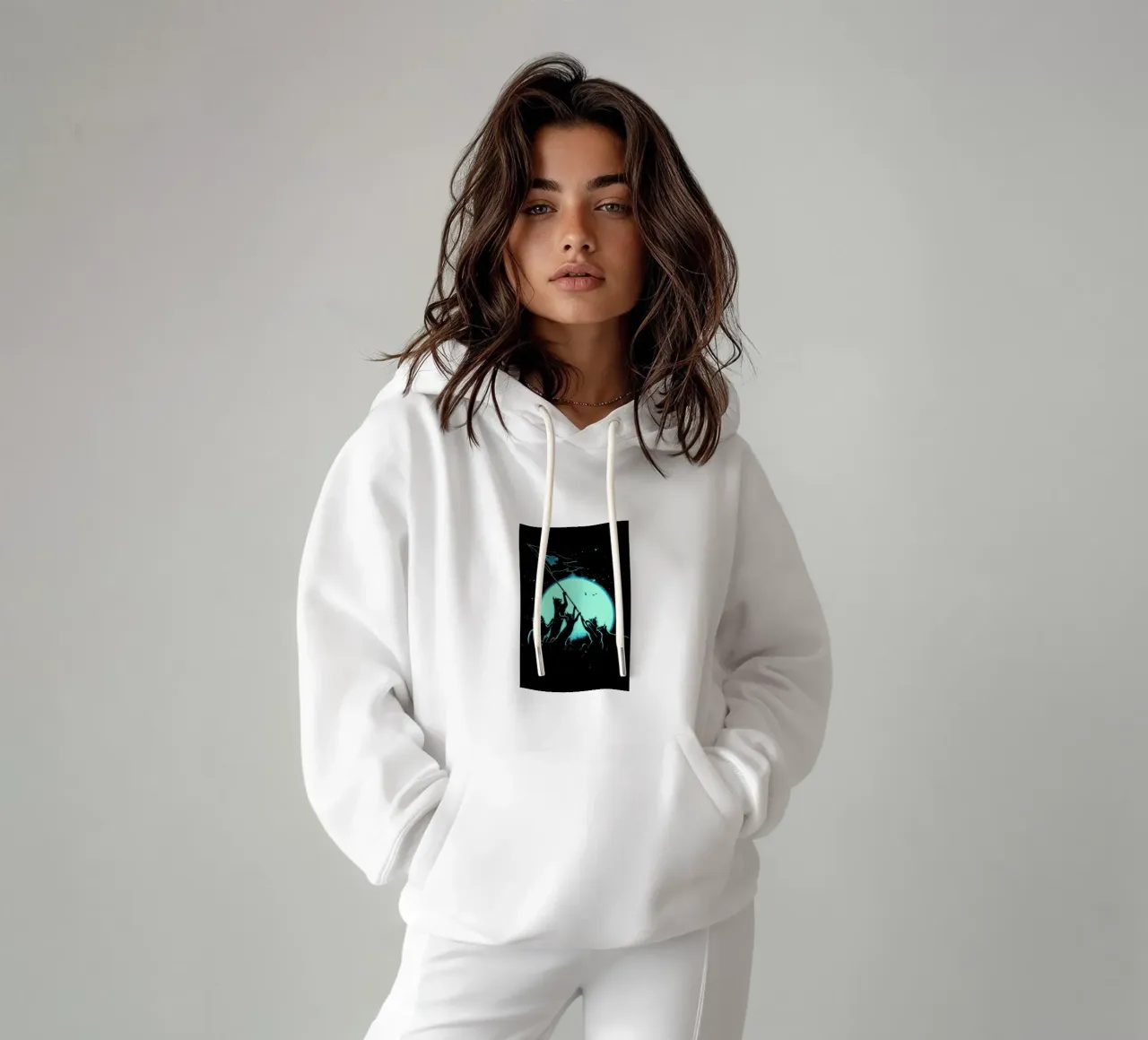 Freedom Cats felpa con cappuccio da Nicebleed