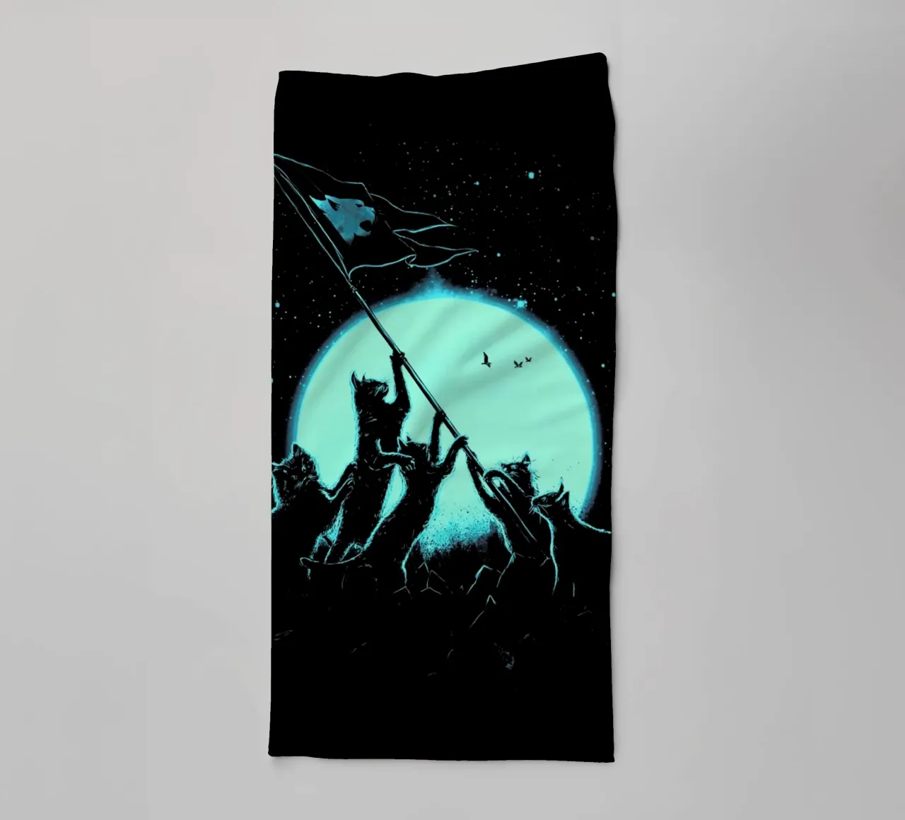 Freedom Cats towel by Nicebleed