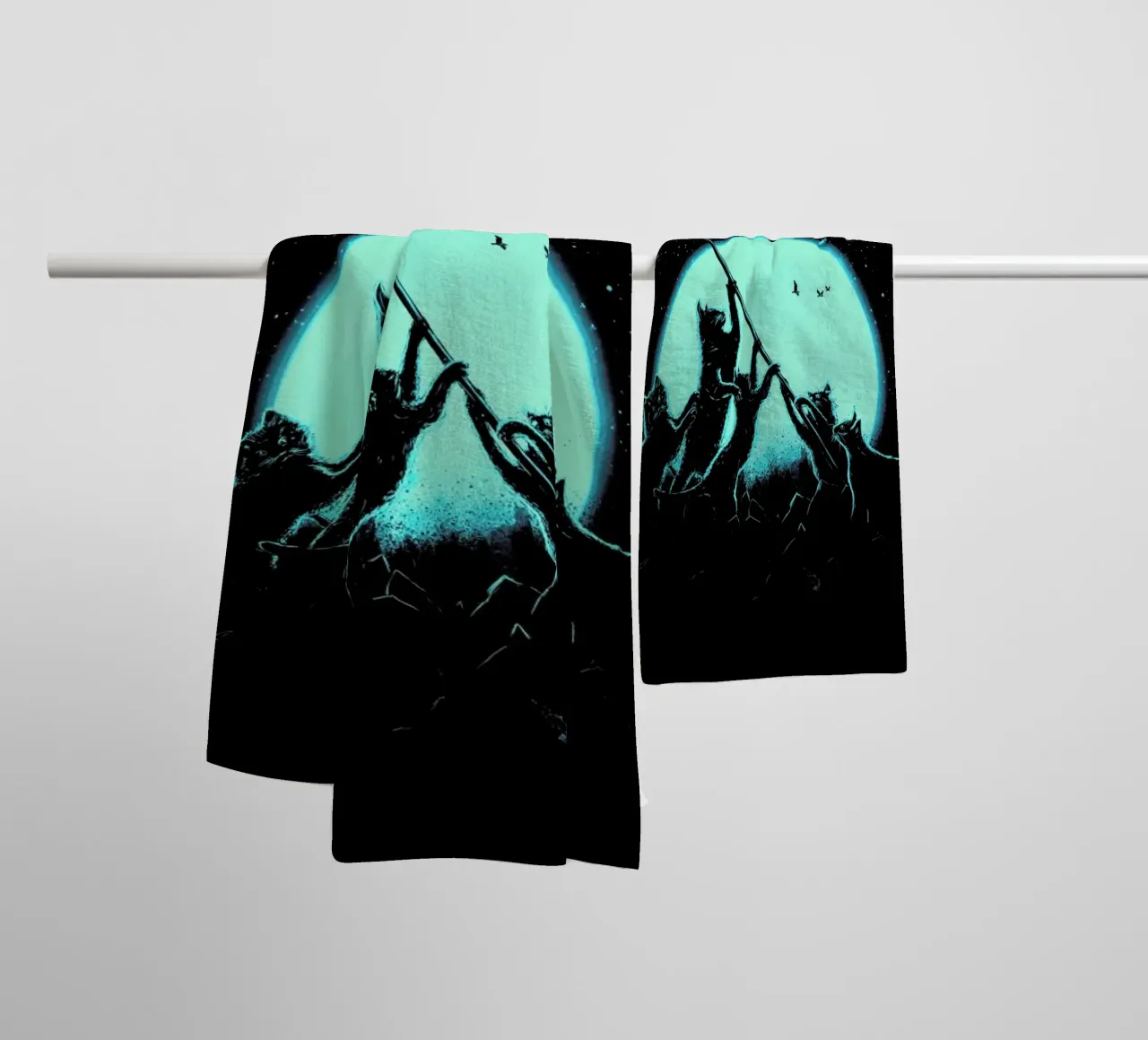 Freedom Cats towel by Nicebleed