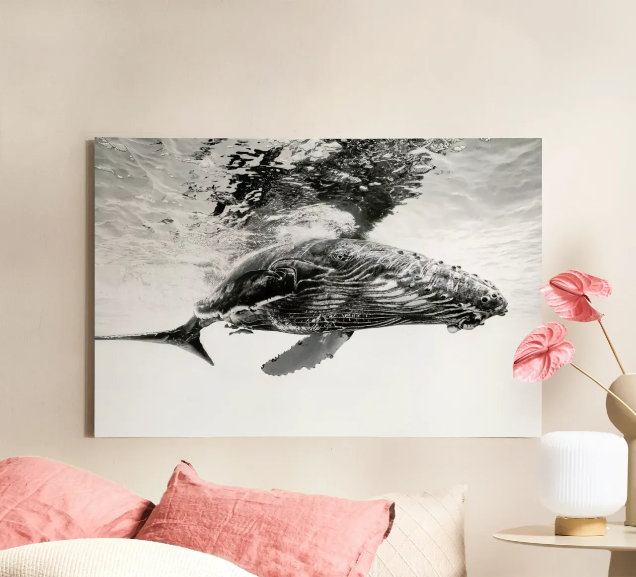 Humpback Whale Calf - Barathieu Gabriel tela da Pictufy