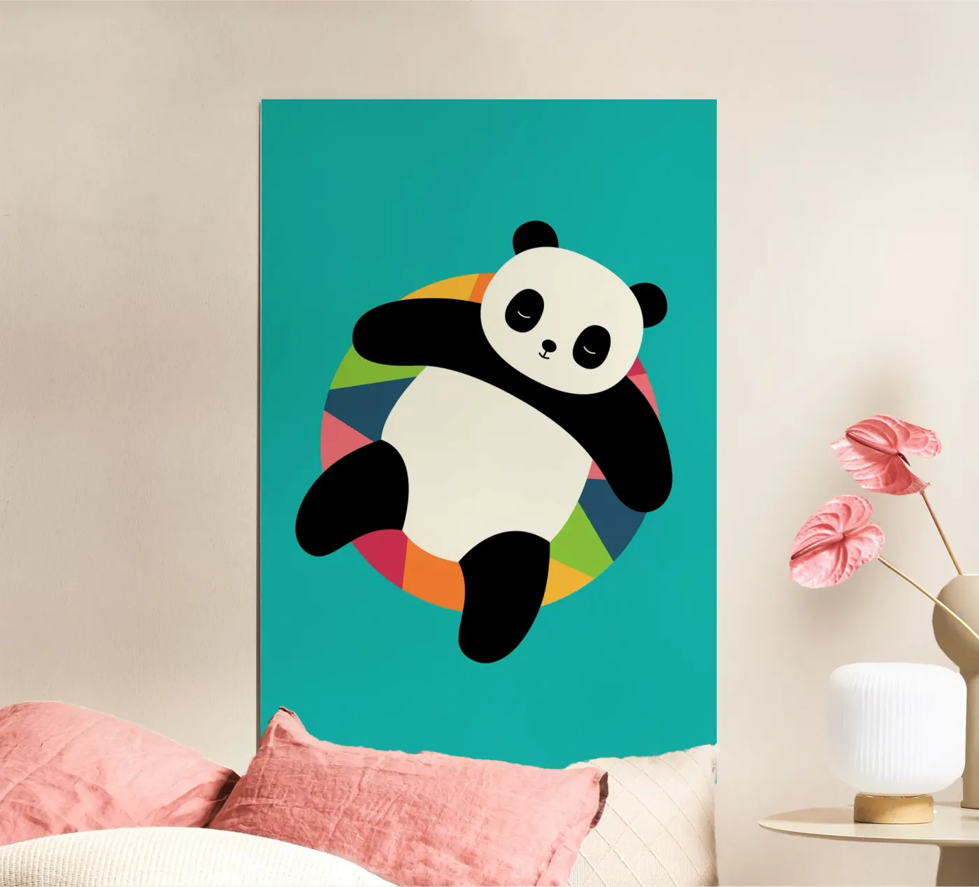 Chillin Poster mit Kunststoffrahmen von Andy Westface