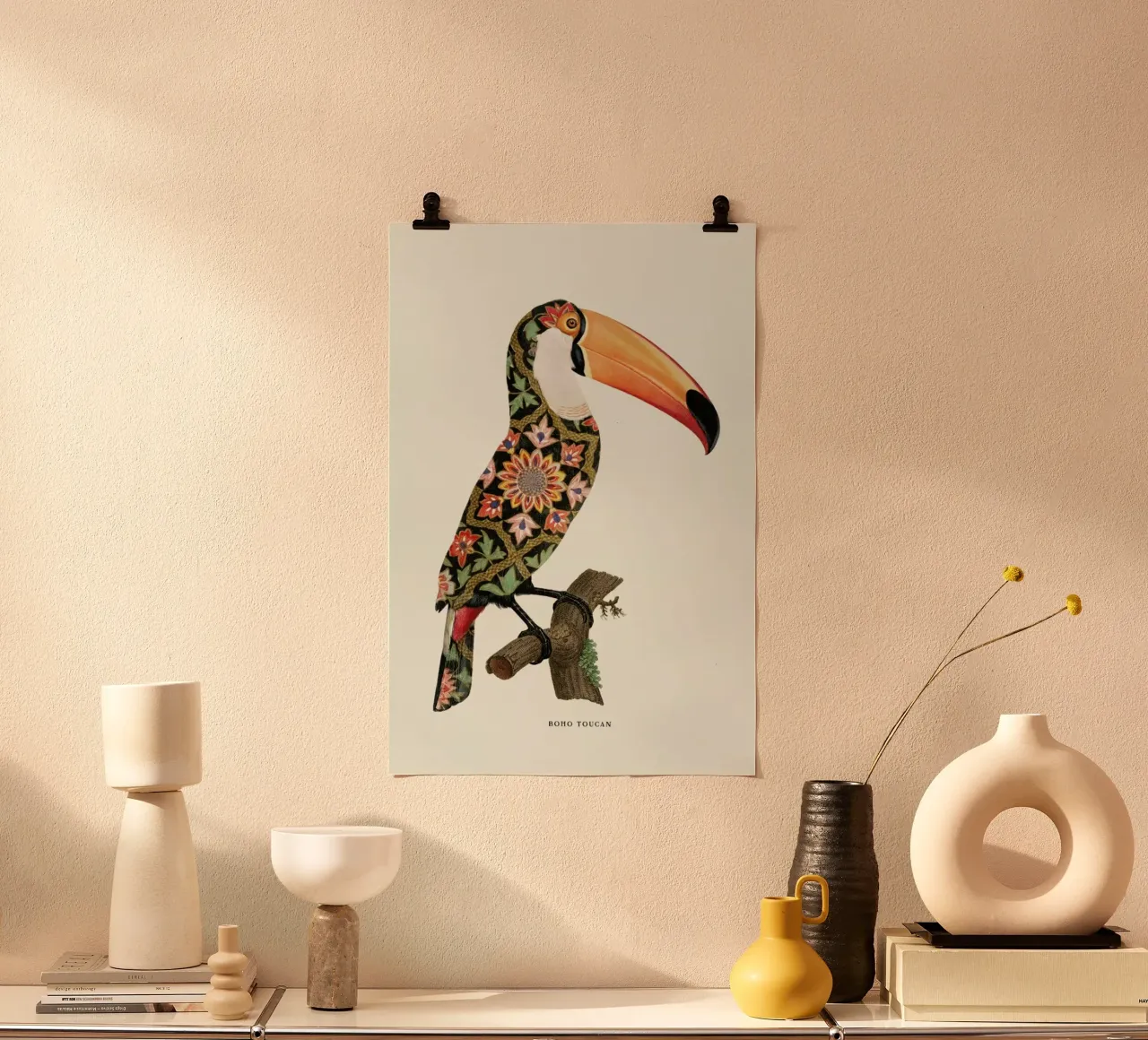 Boho Toucan poster da Jonas Loose