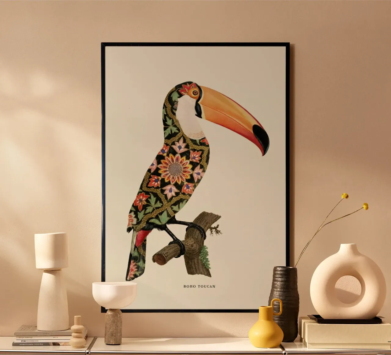 Boho Toucan poster da Jonas Loose