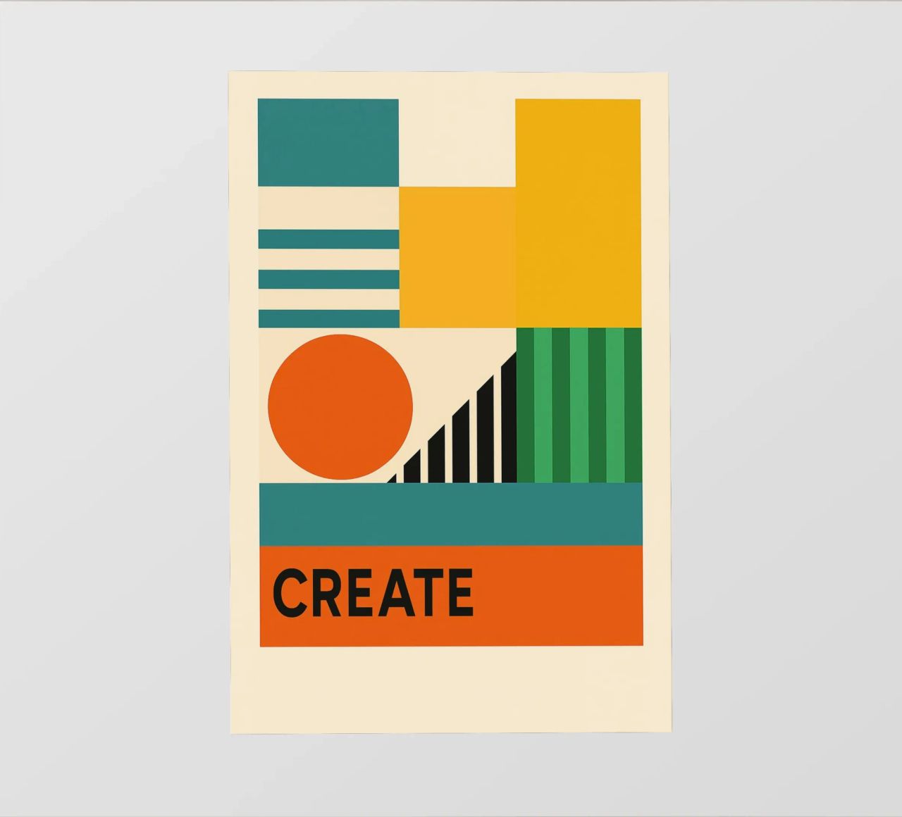 Create - Bauhausstil pellicola backlit da Studio M