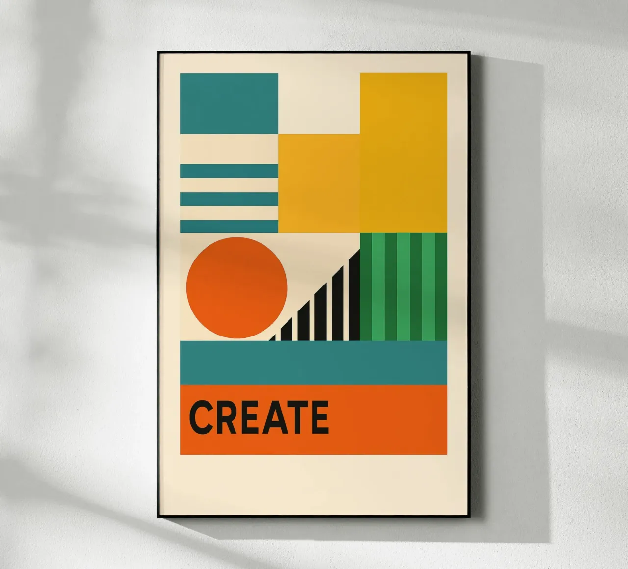 Create - Bauhausstil Acryl-Glas von Studio M