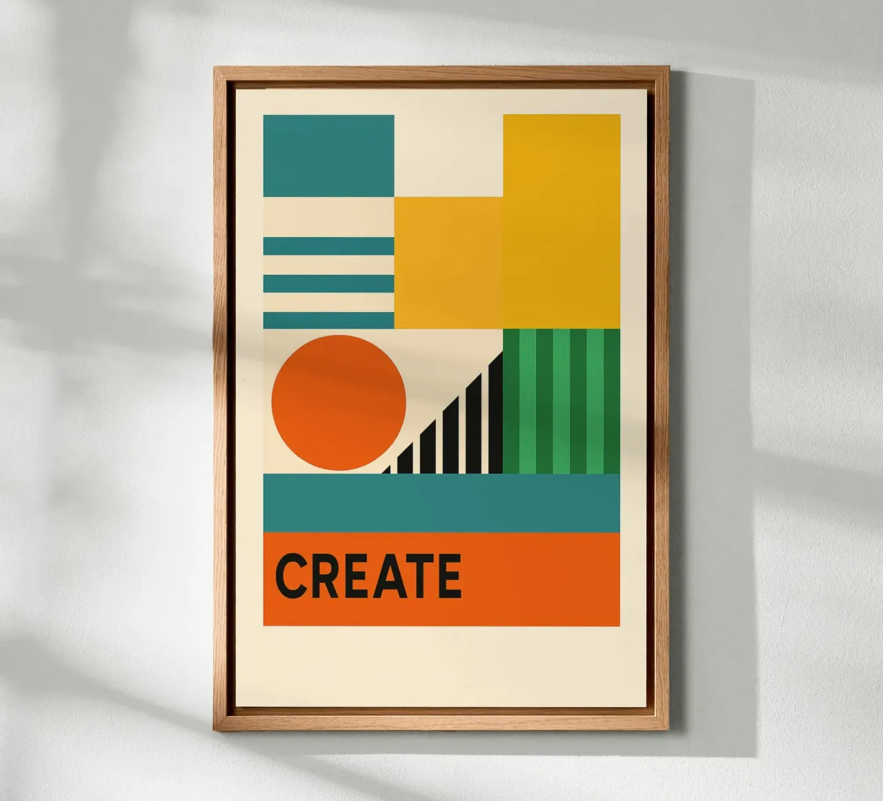 Create - Bauhausstil alluminio dibond da Studio M