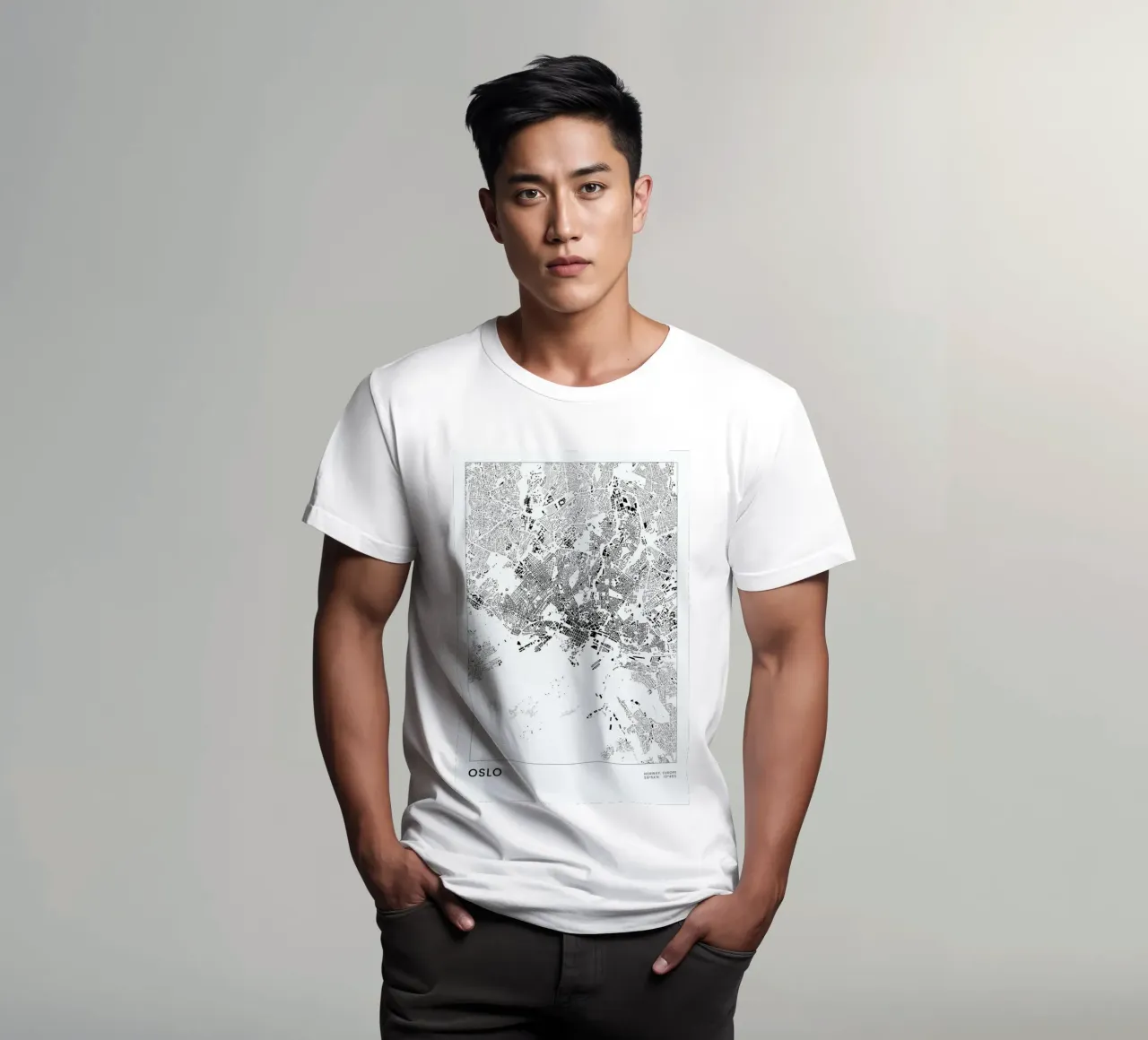 Oslo t-shirt da The Cartography Collection
