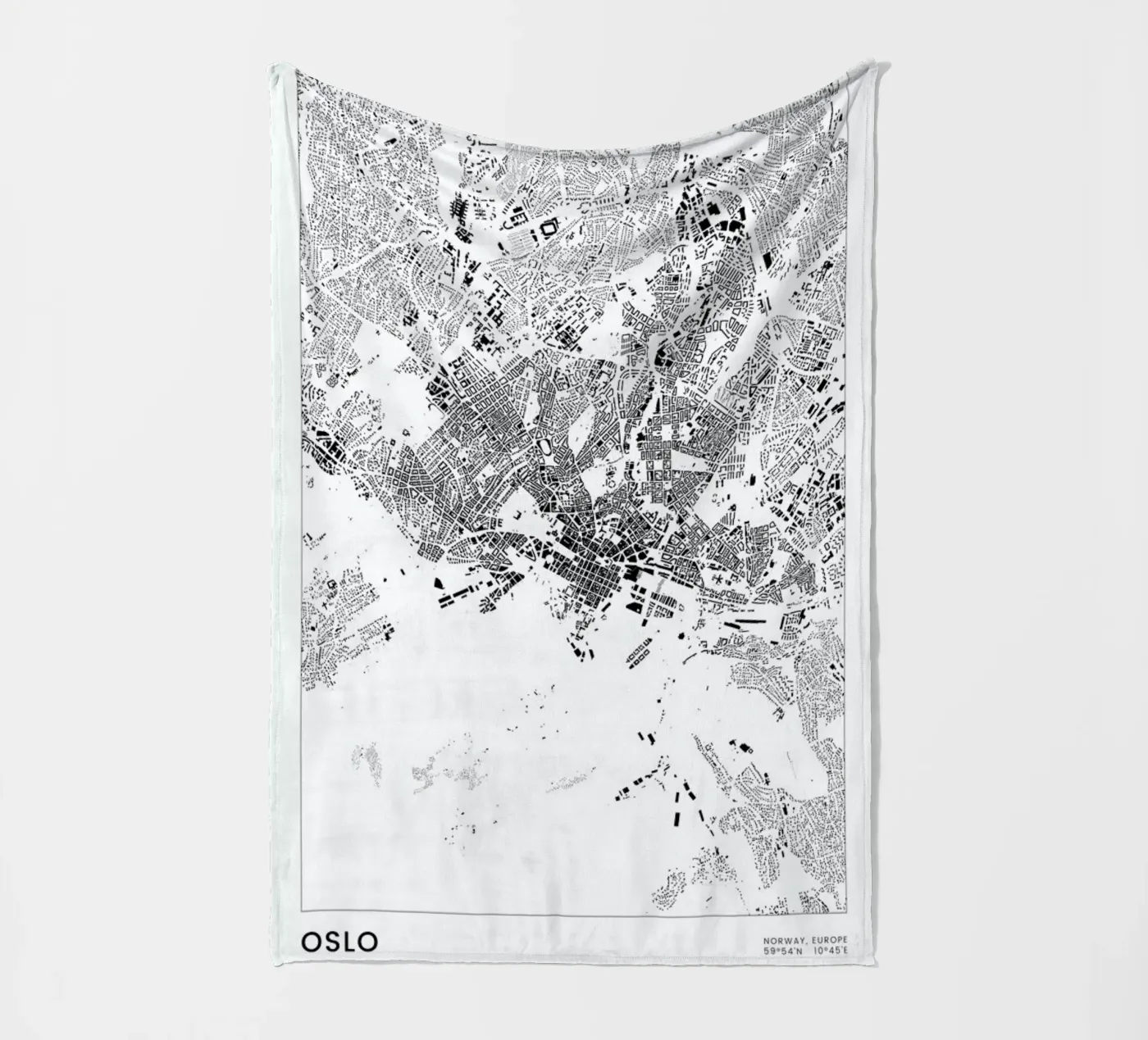 Oslo fleecedeken van The Cartography Collection