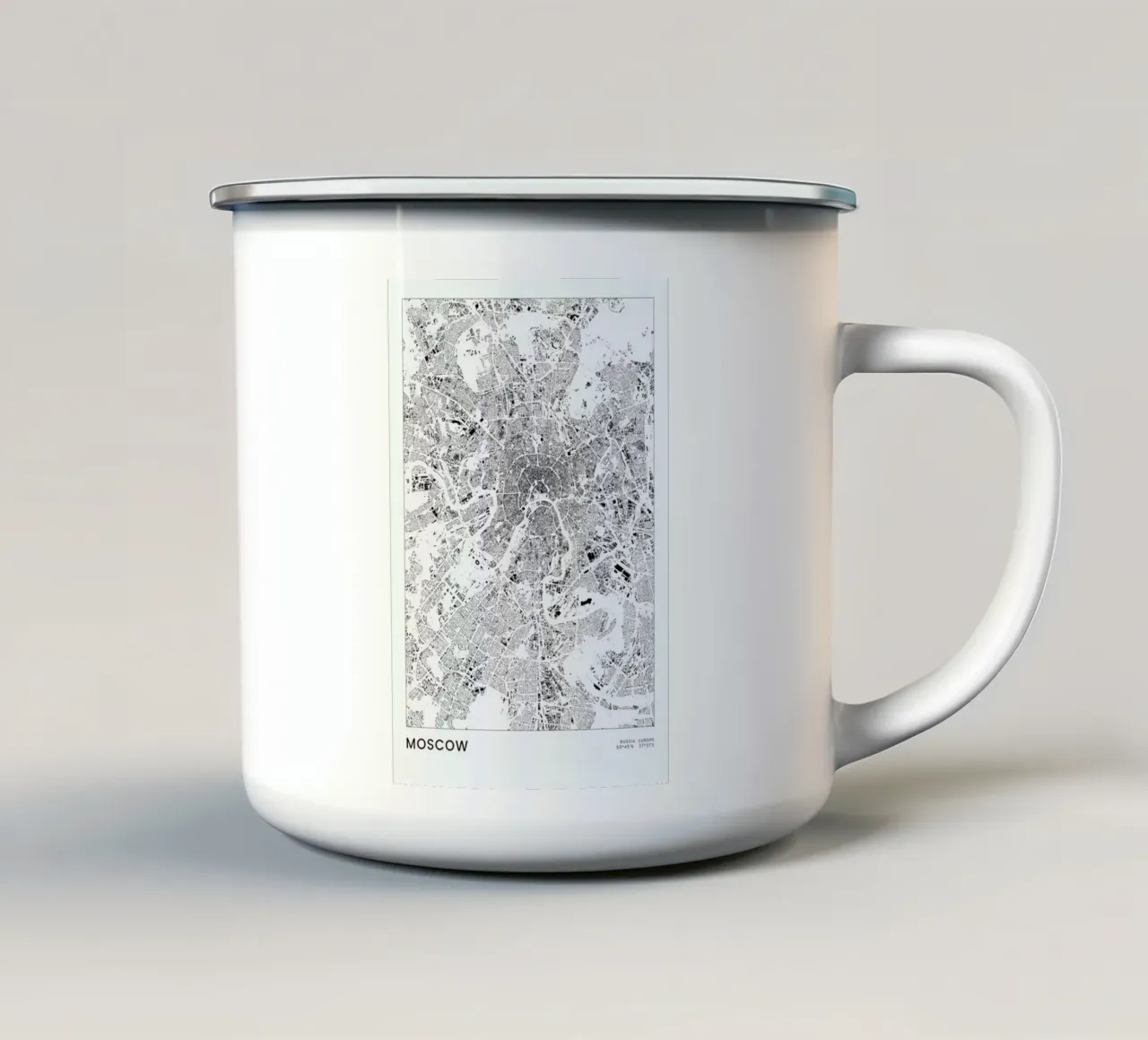 Moscow tazza in smalto da The Cartography Collection