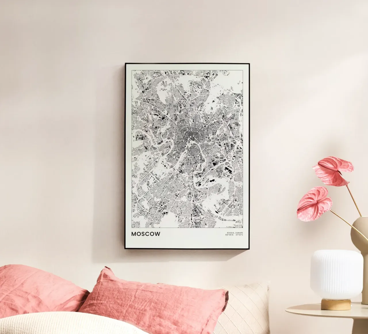 Moscow plexiglass da The Cartography Collection