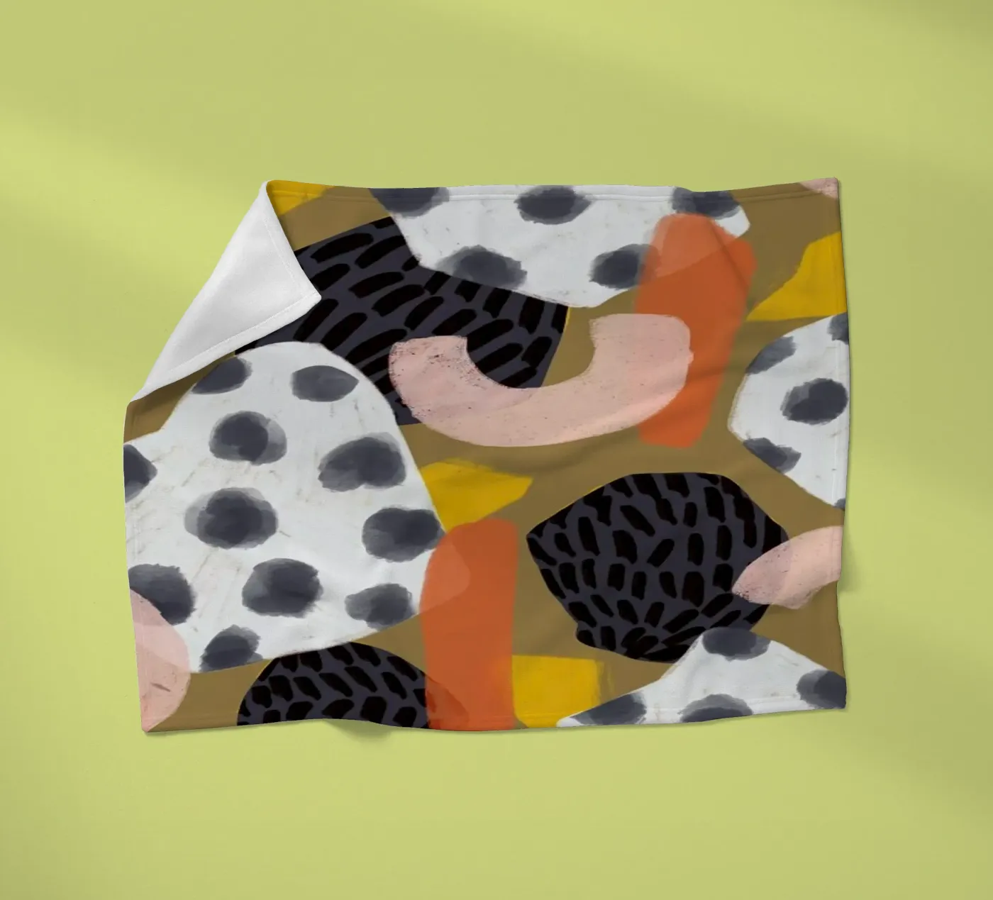 Fondu fleece blanket by Laura O'Connor