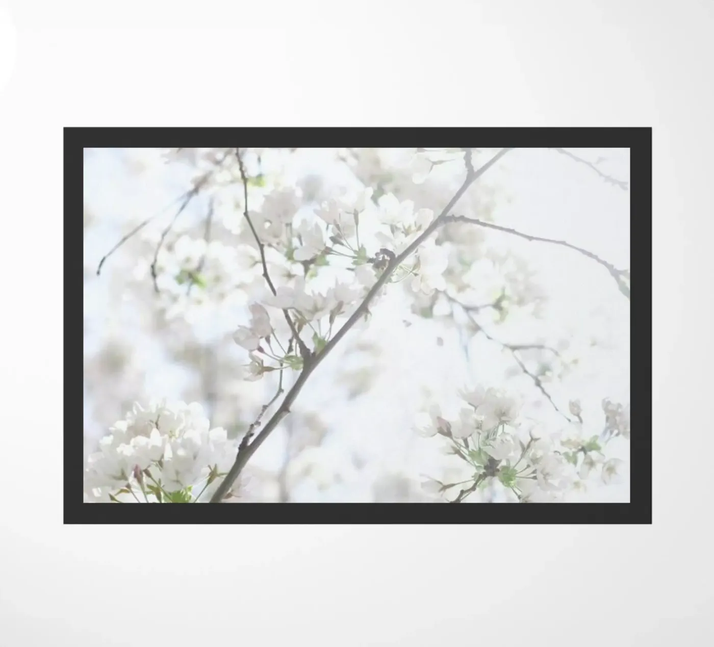 Cherry Blossoms 2 doormat by Marlene Sørensen