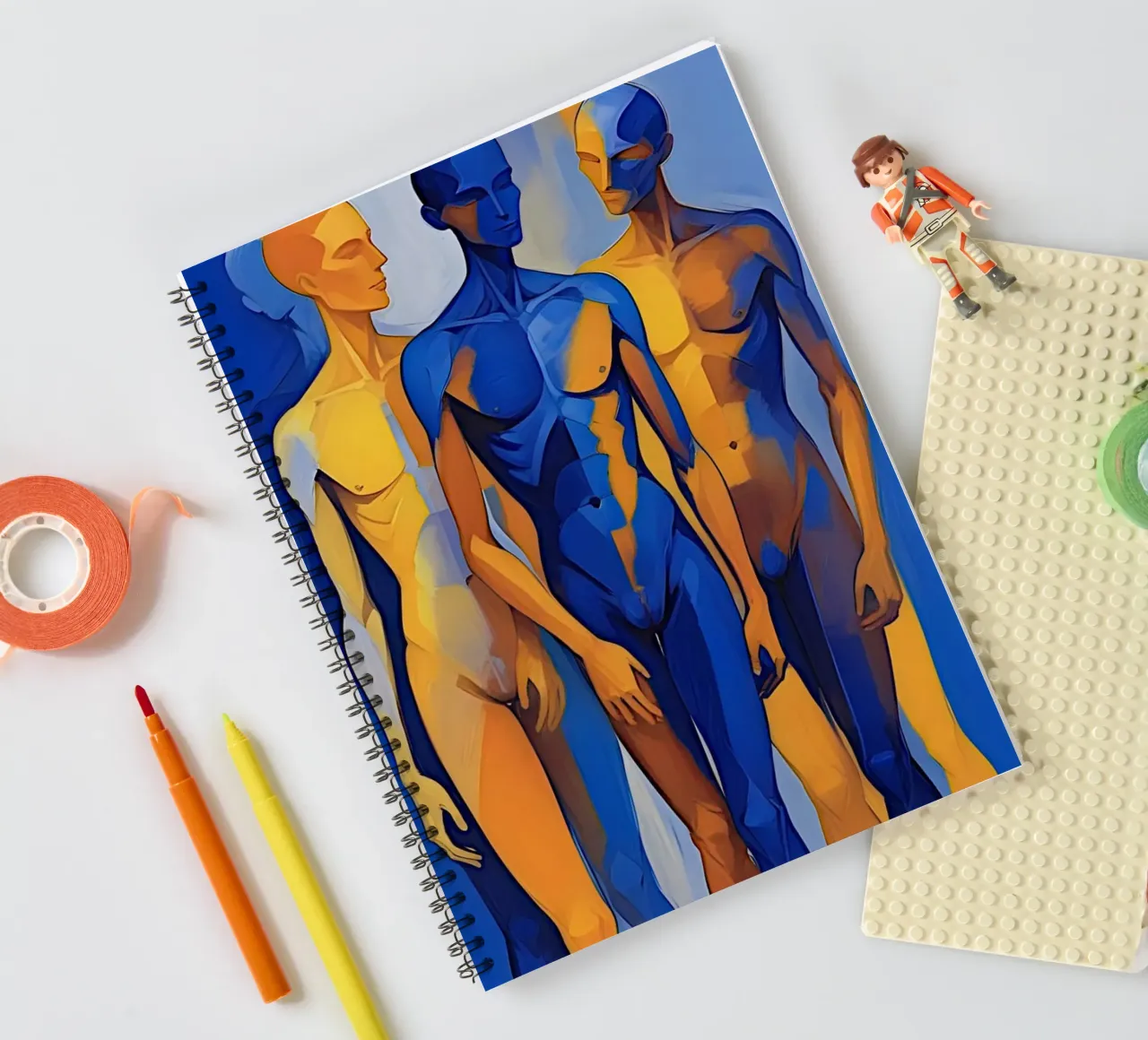 People47 spiral notebook by WALLART-Peter Lorenz
