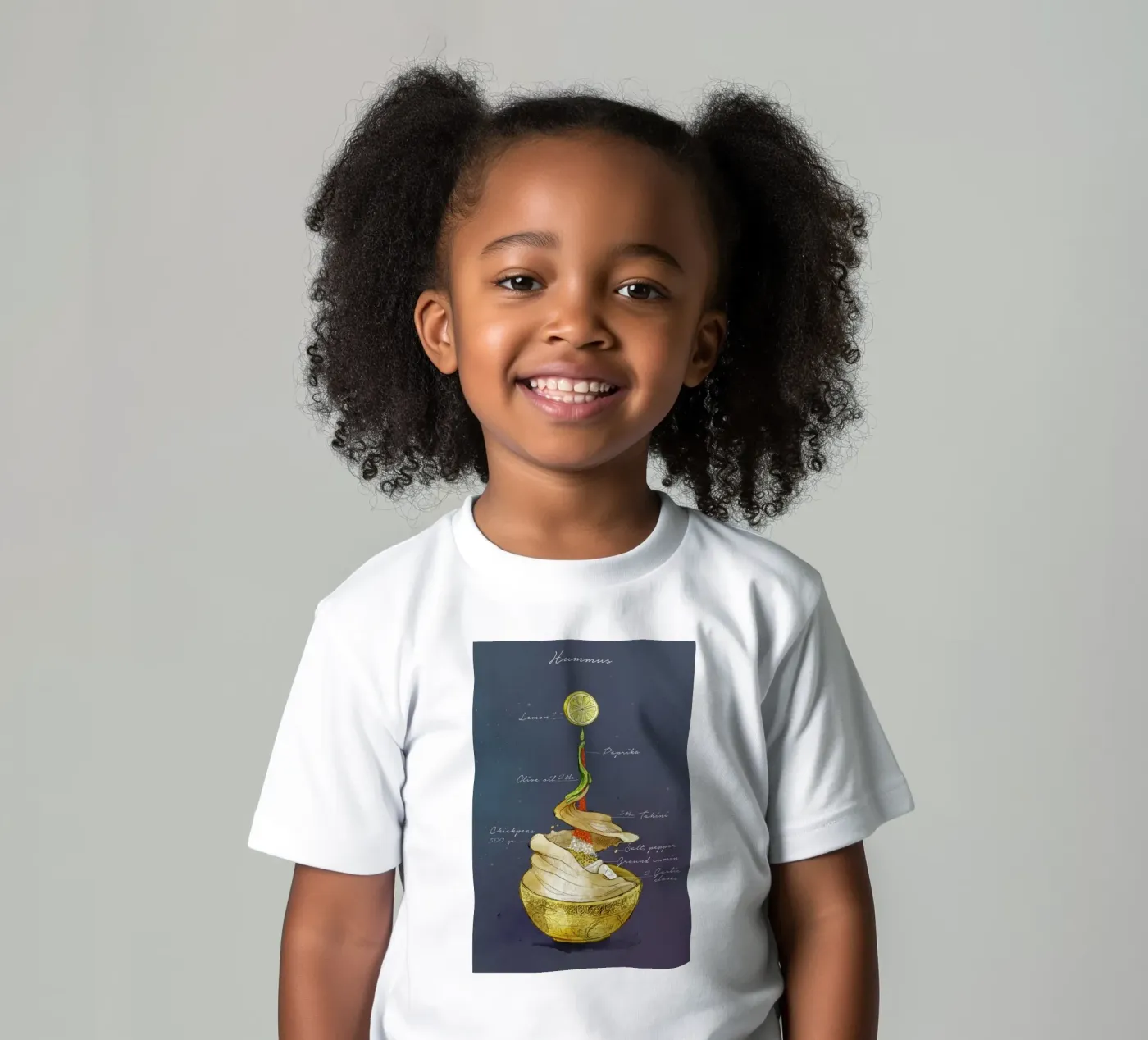 Hummus t-shirt bambini da Ina Stanimirova