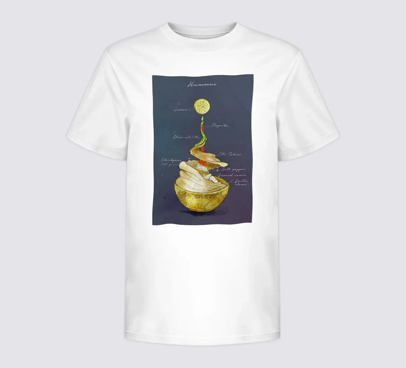 Hummus t-shirt bambini da Ina Stanimirova
