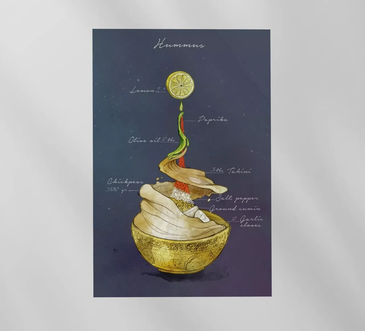 Hummus pellicola backlit da Ina Stanimirova