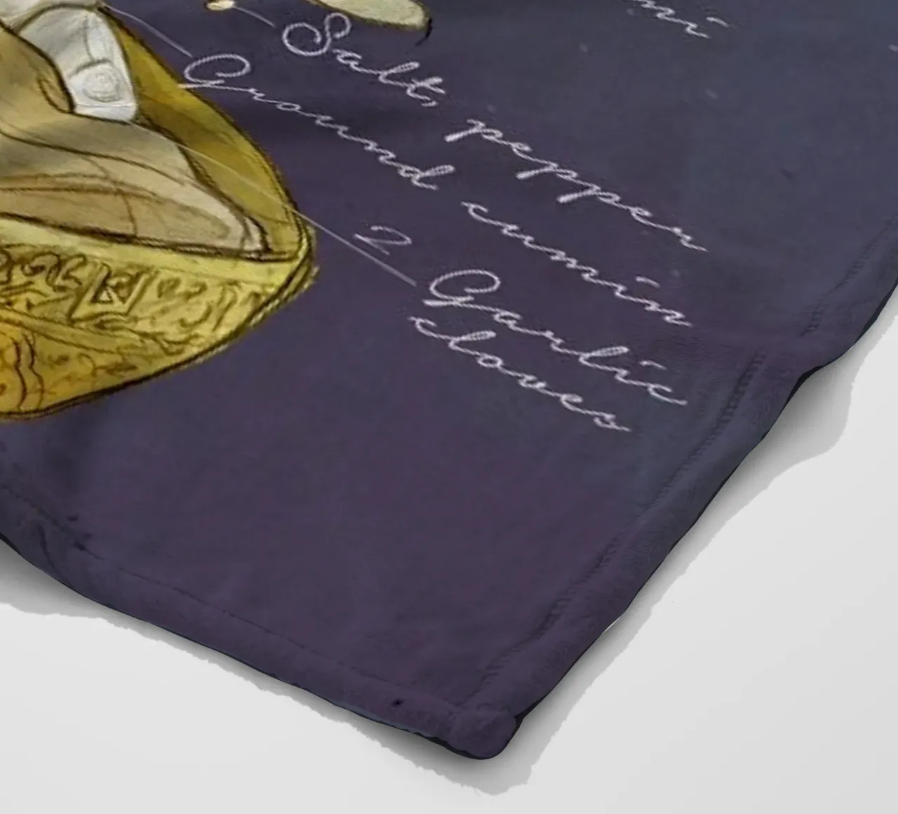 Hummus Fleecedecke von Ina Stanimirova