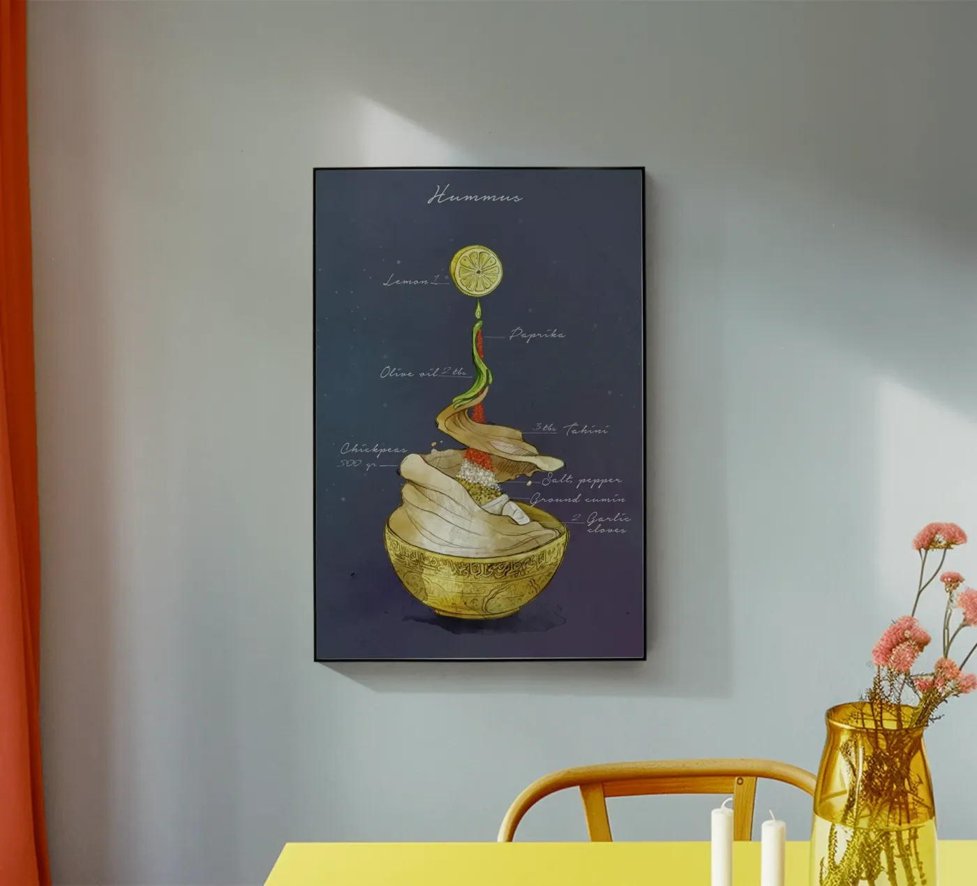 Hummus plexiglass da Ina Stanimirova