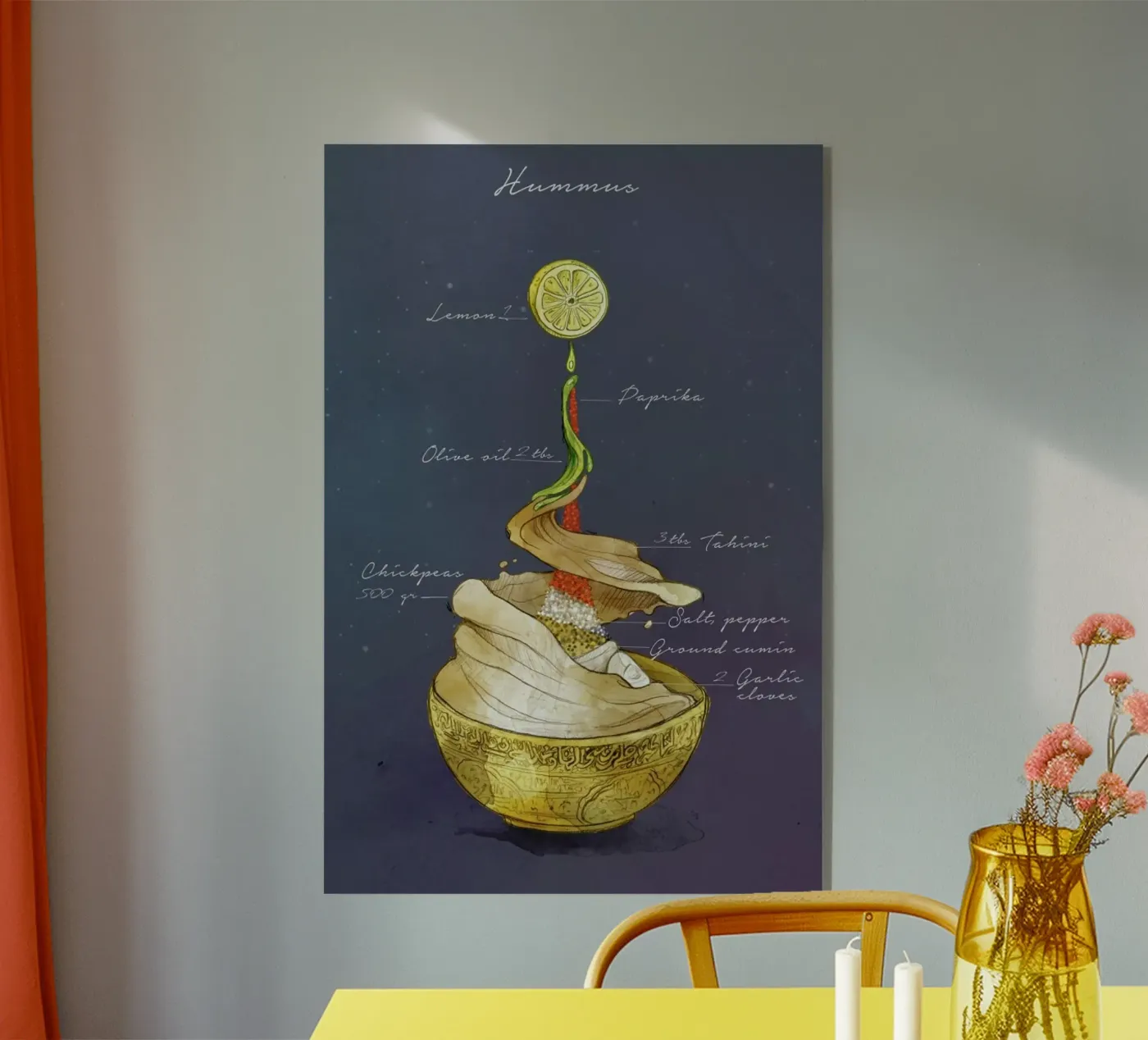Hummus plexiglass da Ina Stanimirova