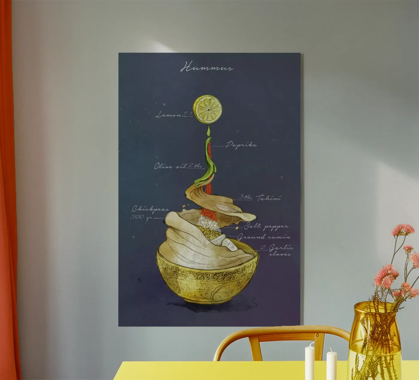 Hummus plexiglass da Ina Stanimirova