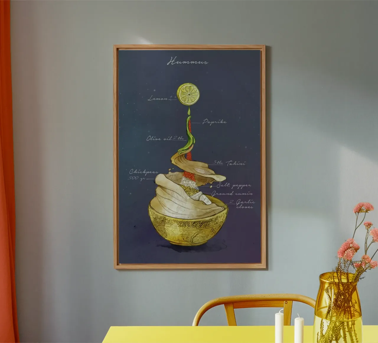Hummus alluminio dibond da Ina Stanimirova
