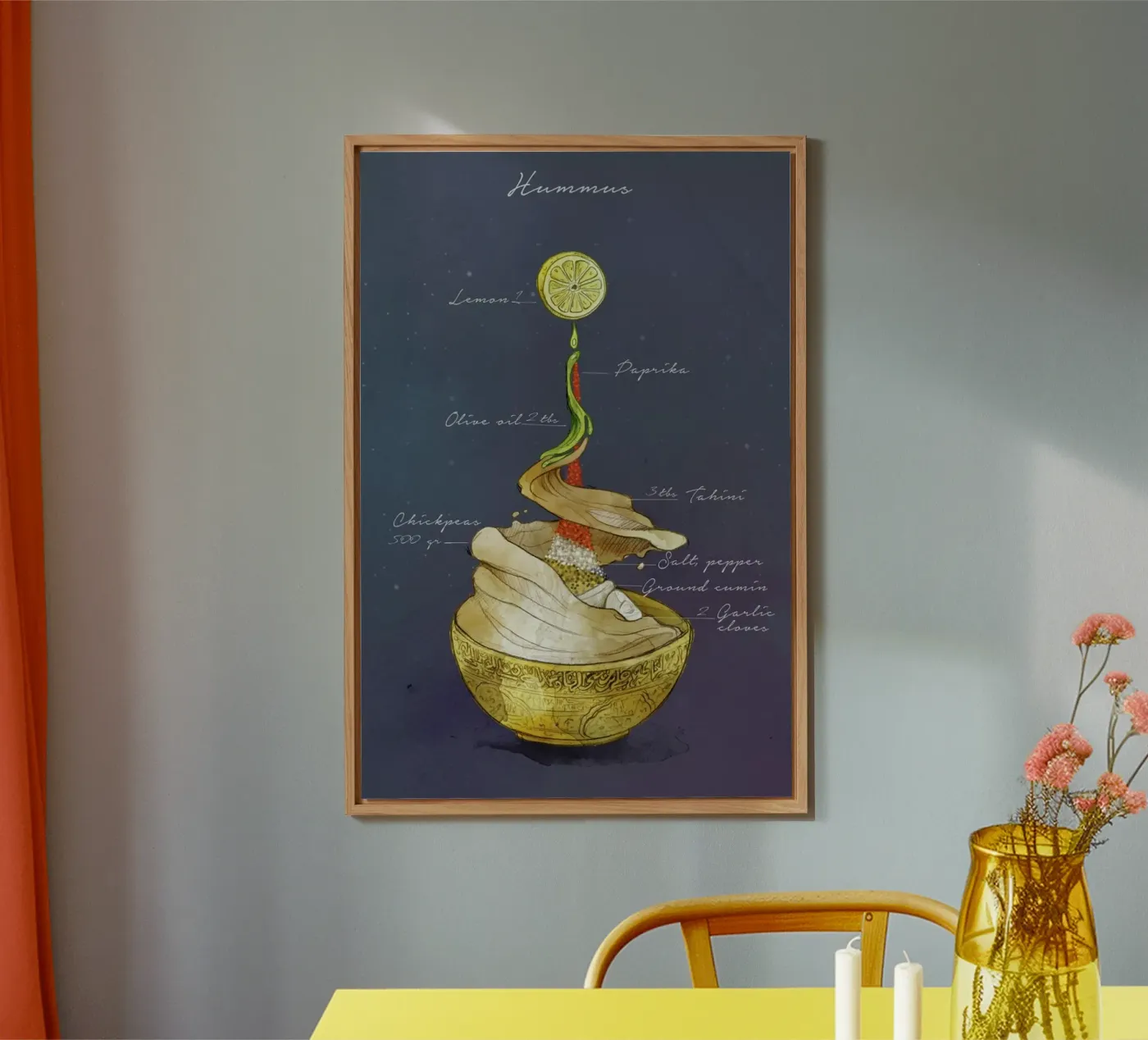 Hummus alluminio dibond da Ina Stanimirova