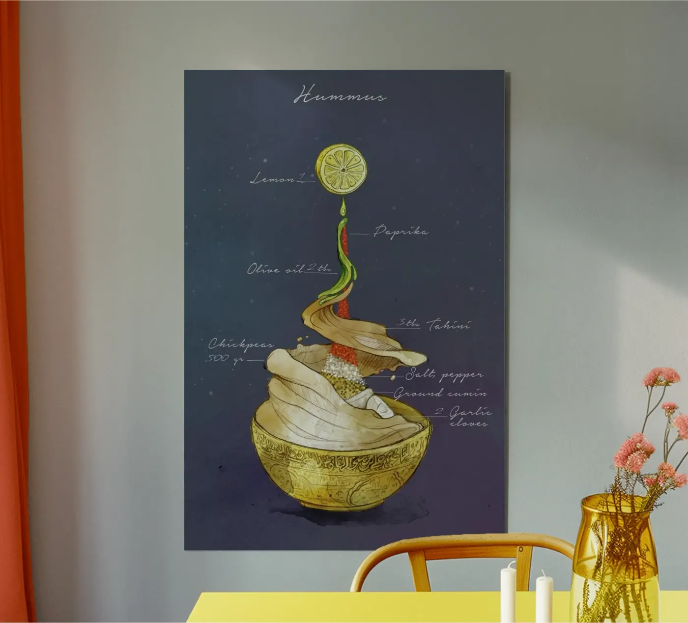 Hummus alluminio dibond da Ina Stanimirova