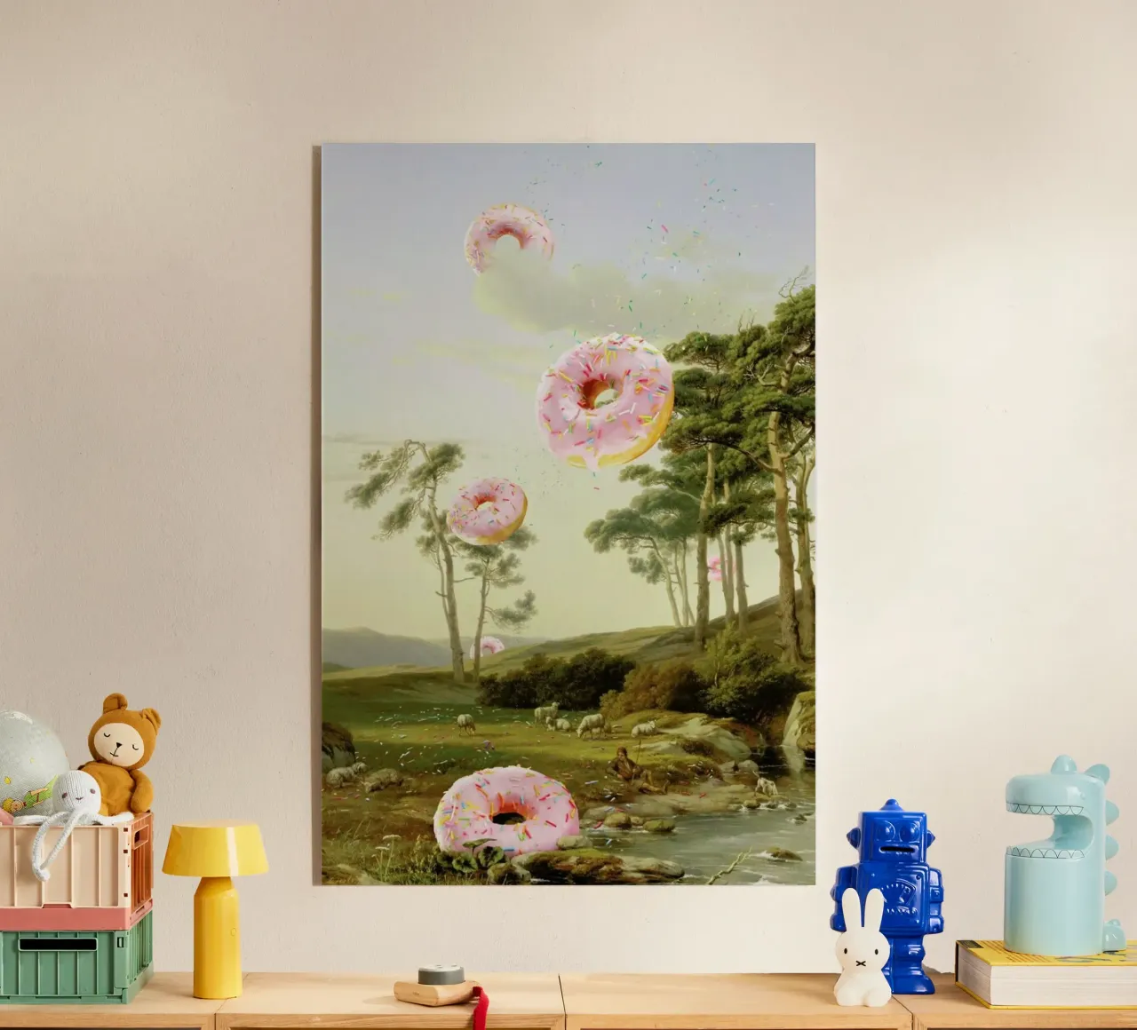 Cloudy With A Chance Of Donuts plexiglass da Jonas Loose